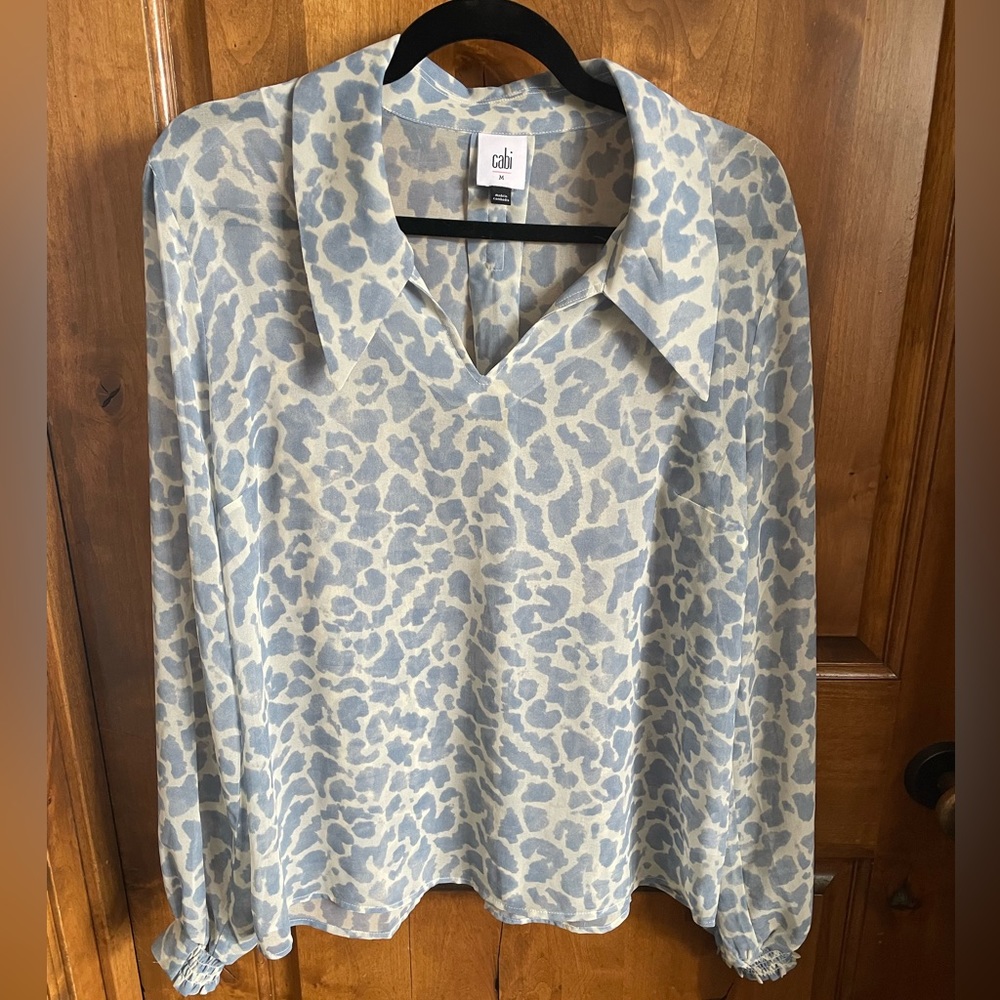 Cabi Spring organza blouse Size M
